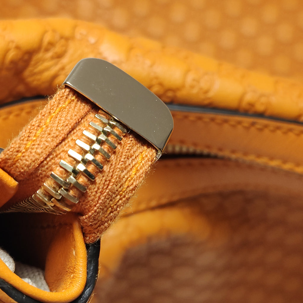 Gucci Microguccissima Nice Shoulder Bag Orange