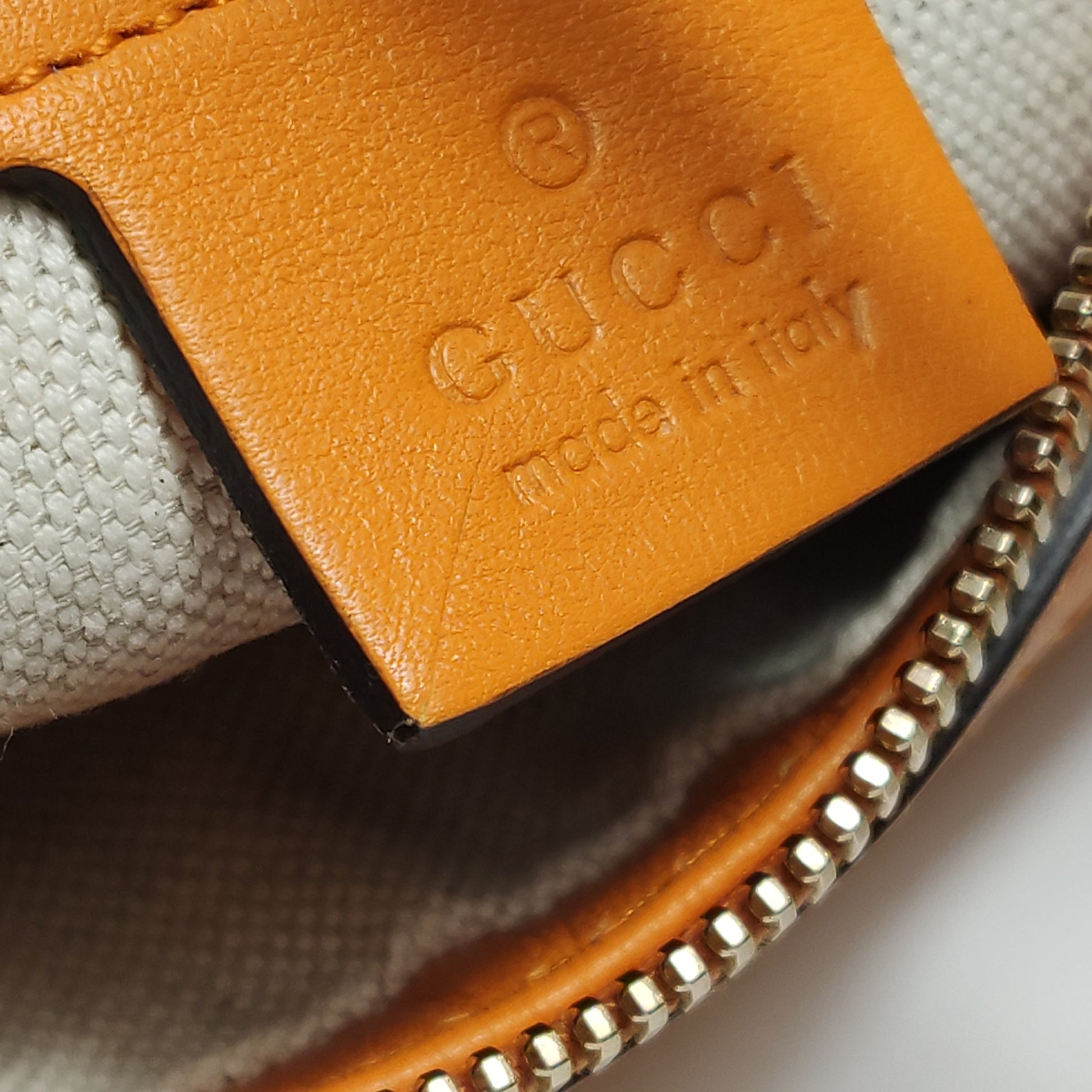 Gucci Microguccissima Nice Shoulder Bag Orange