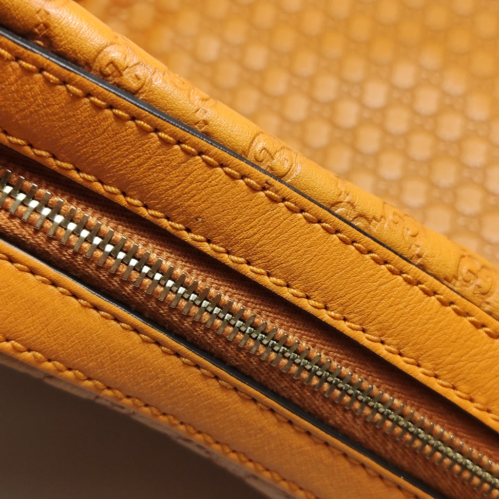 Gucci Microguccissima Nice Shoulder Bag Orange