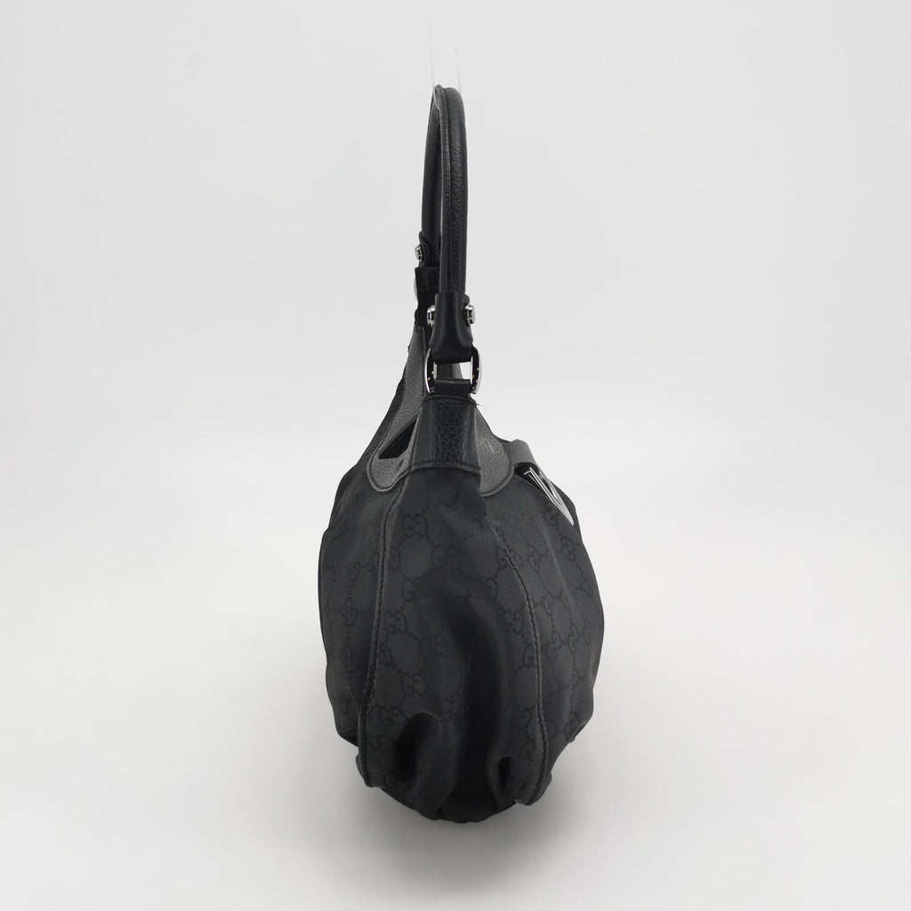 Gucci Abbey D-ring Hobo Shoulder Bag Black