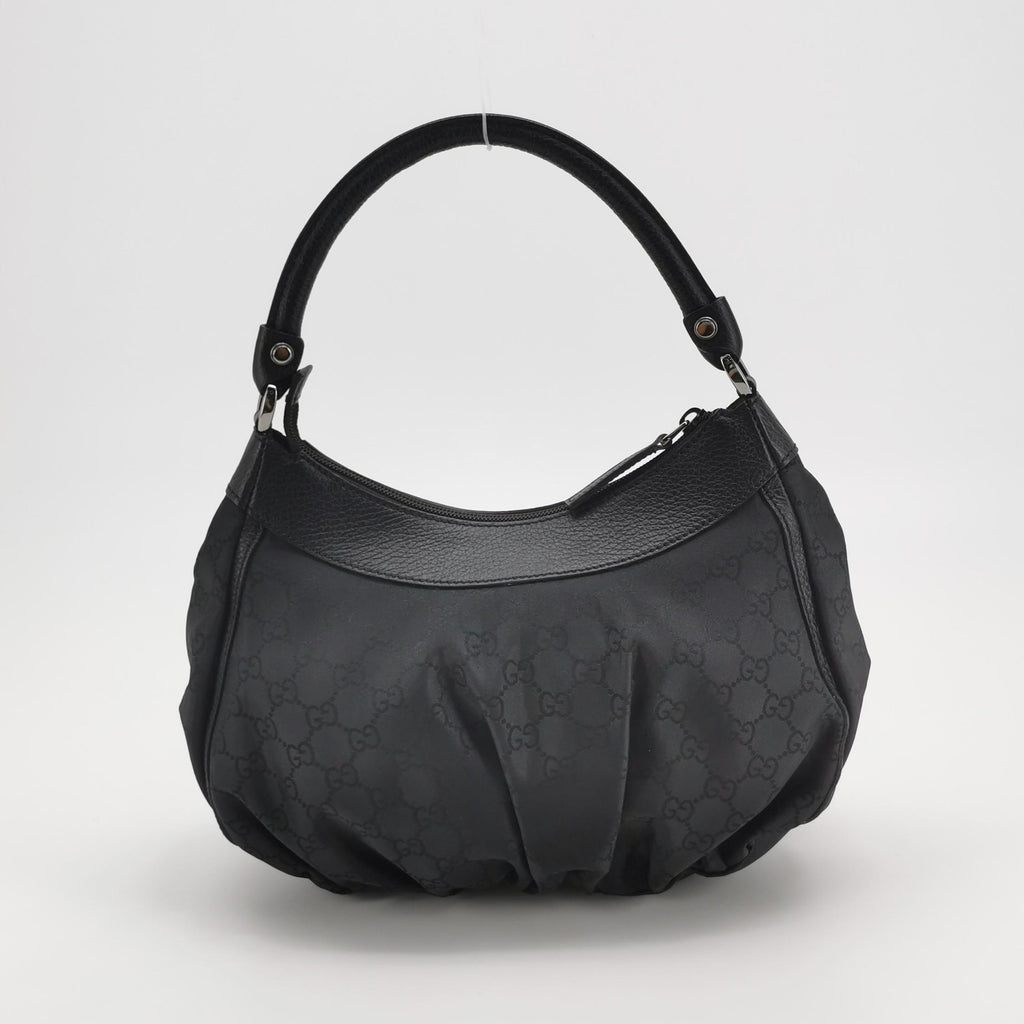 Gucci Abbey D-ring Hobo Shoulder Bag Black