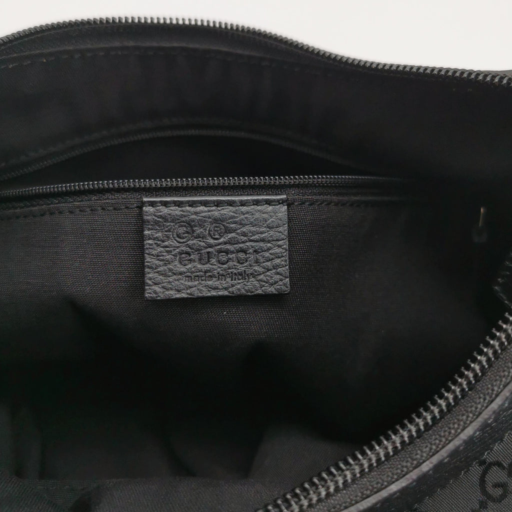 Gucci Abbey D-ring Hobo Shoulder Bag Black
