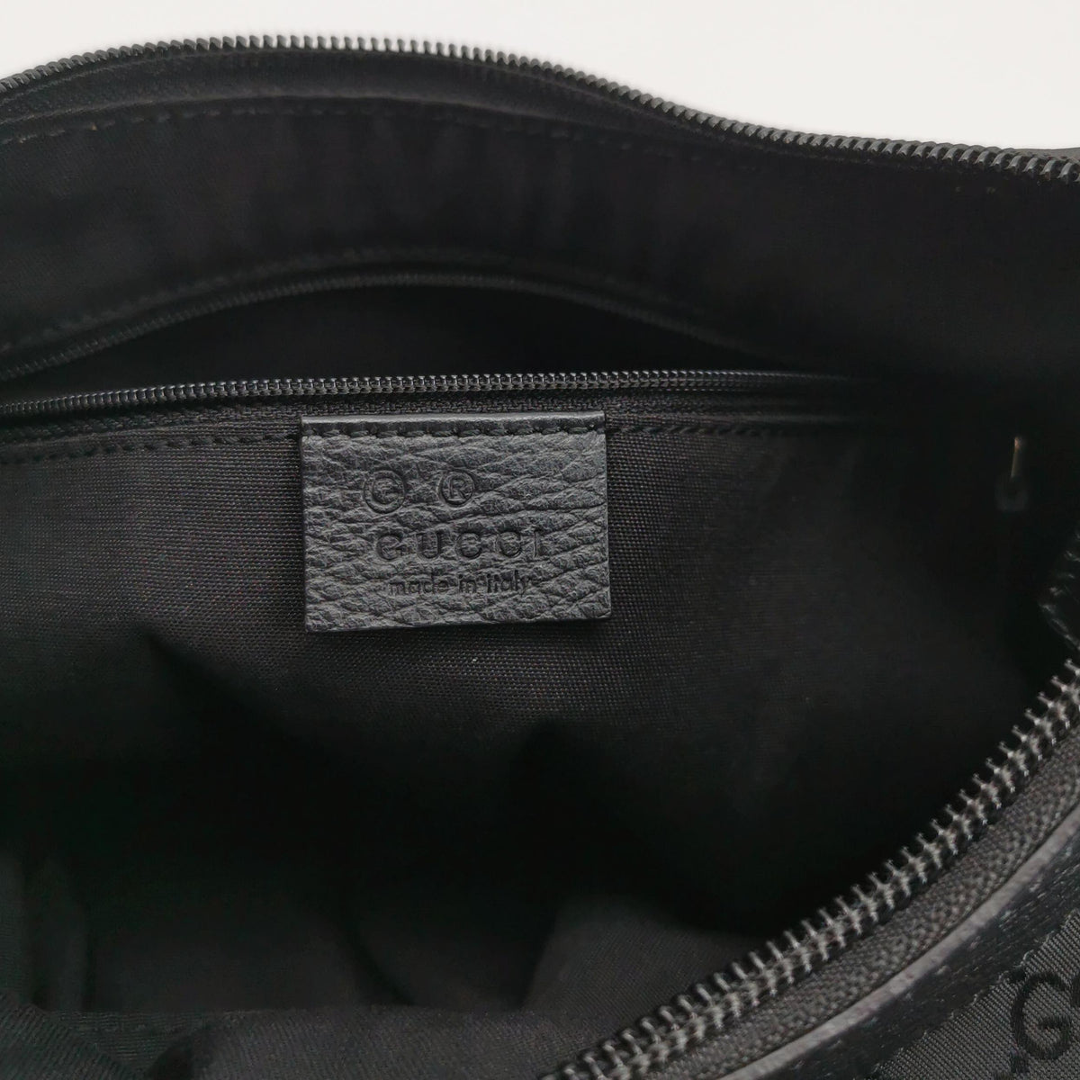 Gucci Abbey D-ring Hobo Shoulder Bag Black