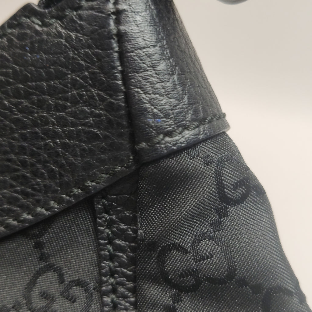 Gucci Abbey D-ring Hobo Shoulder Bag Black