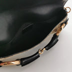 Gucci Tom Ford Monogram Horsebit Web Clutch Purple