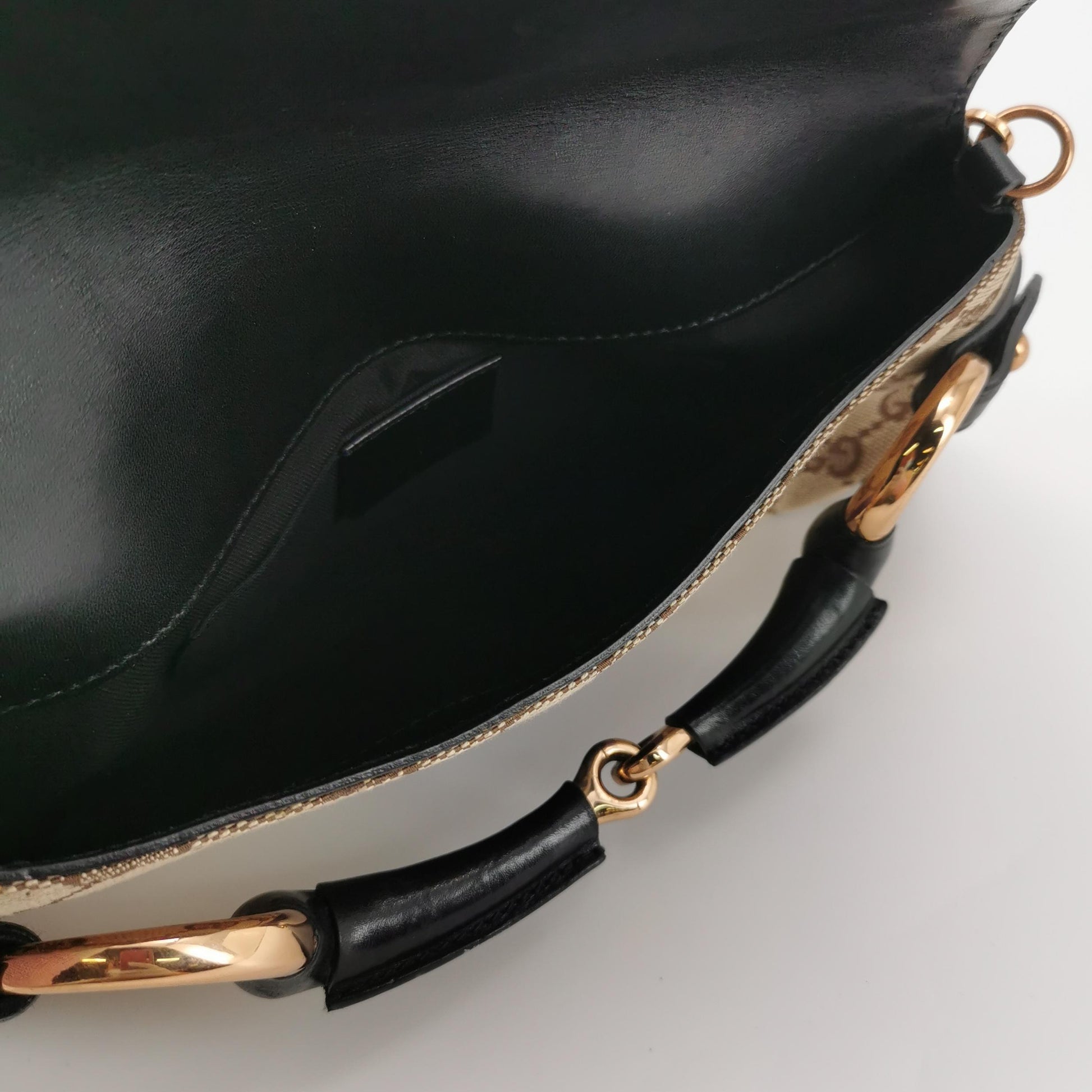 Gucci Tom Ford Monogram Horsebit Web Clutch Purple