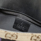 Gucci Tom Ford Monogram Horsebit Web Clutch Purple