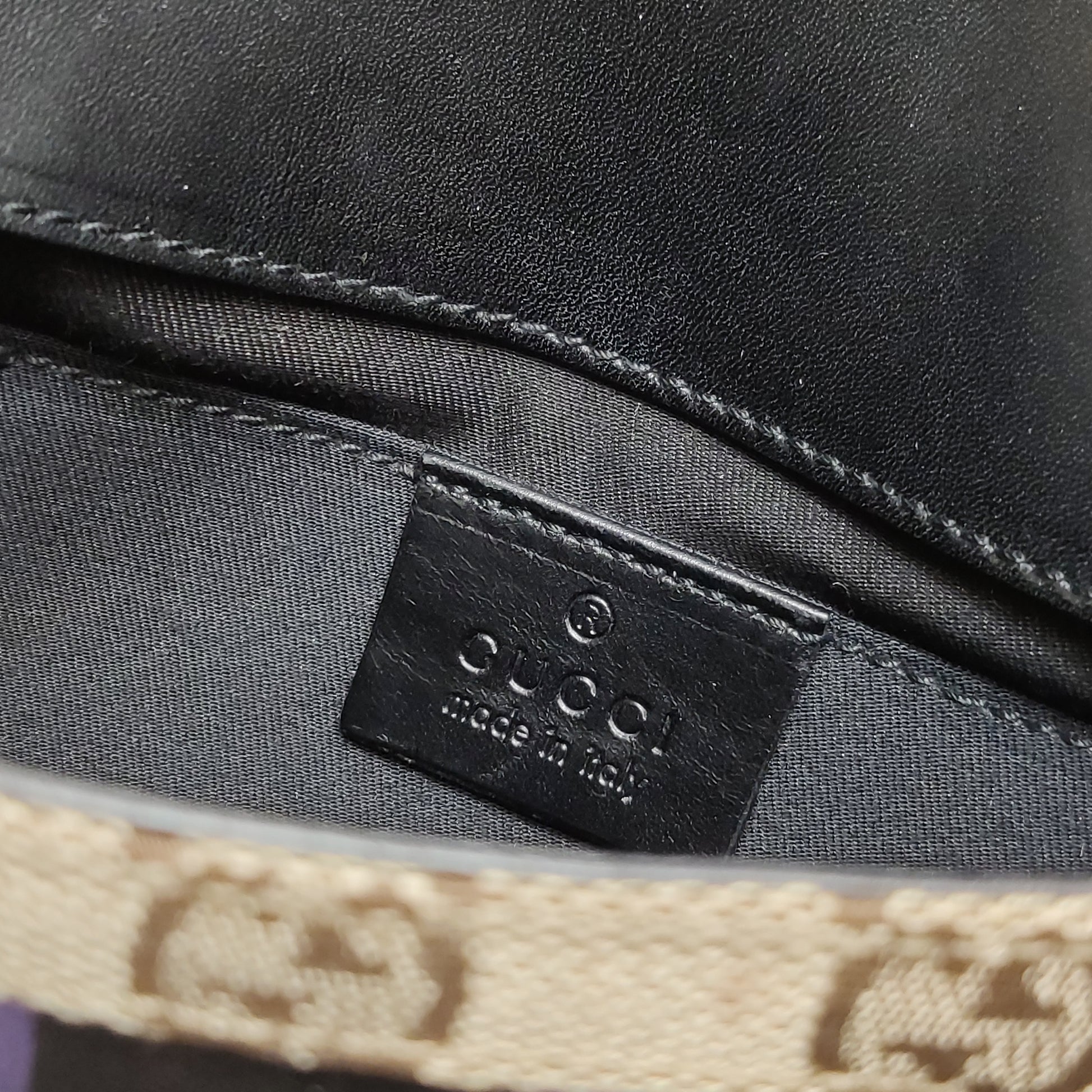 Gucci Tom Ford Monogram Horsebit Web Clutch Purple