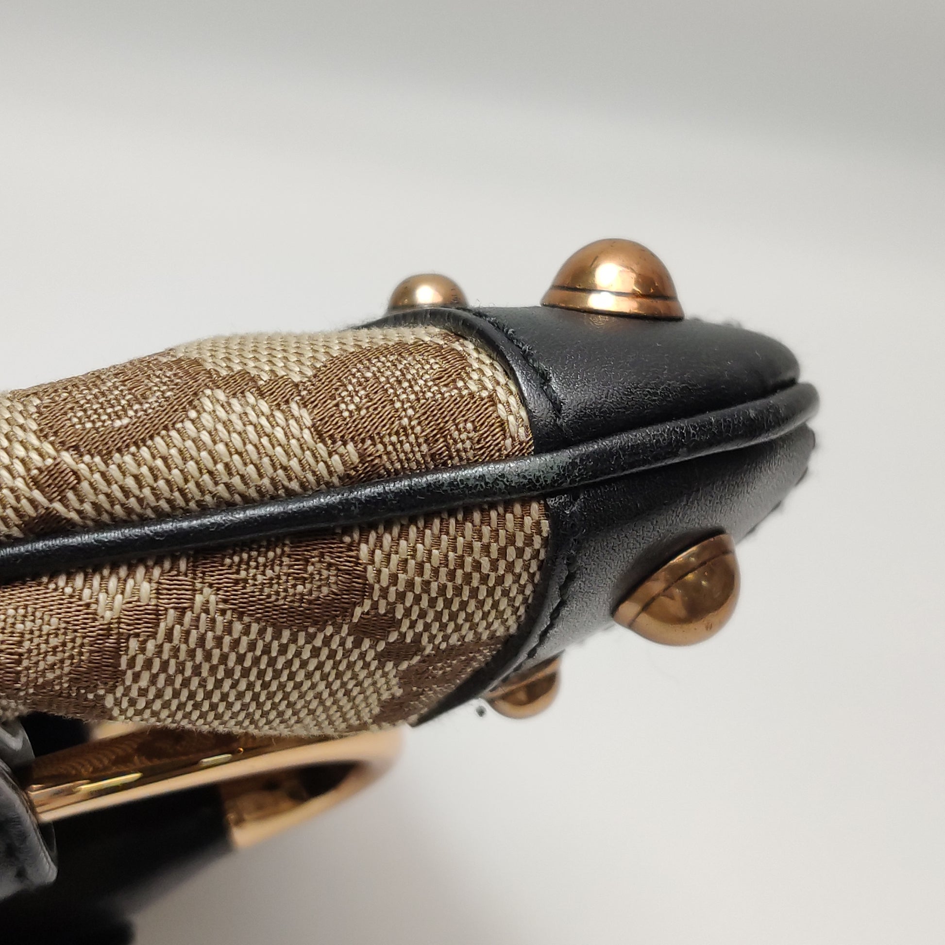Gucci Tom Ford Monogram Horsebit Web Clutch Purple