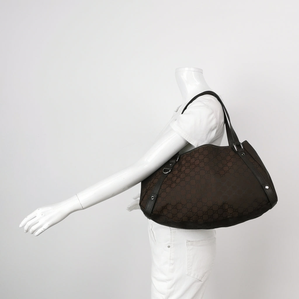 Gucci Abbey Hobo Dark Brown