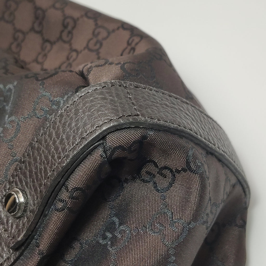 Gucci Abbey Hobo Dark Brown