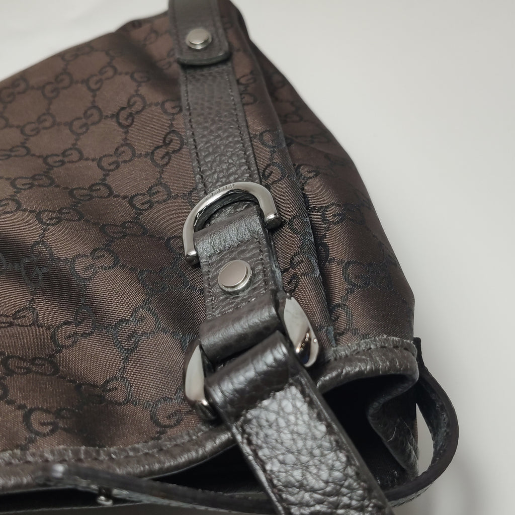 Gucci Abbey Hobo Dark Brown