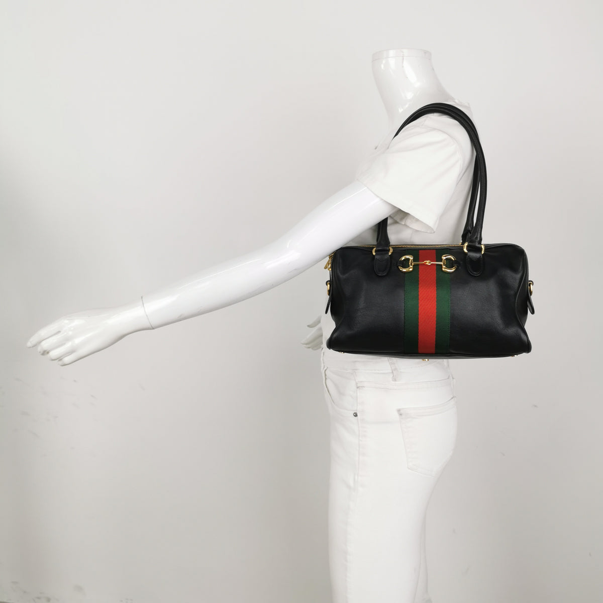 Gucci Borsetto Medium Shoulder Bag Black