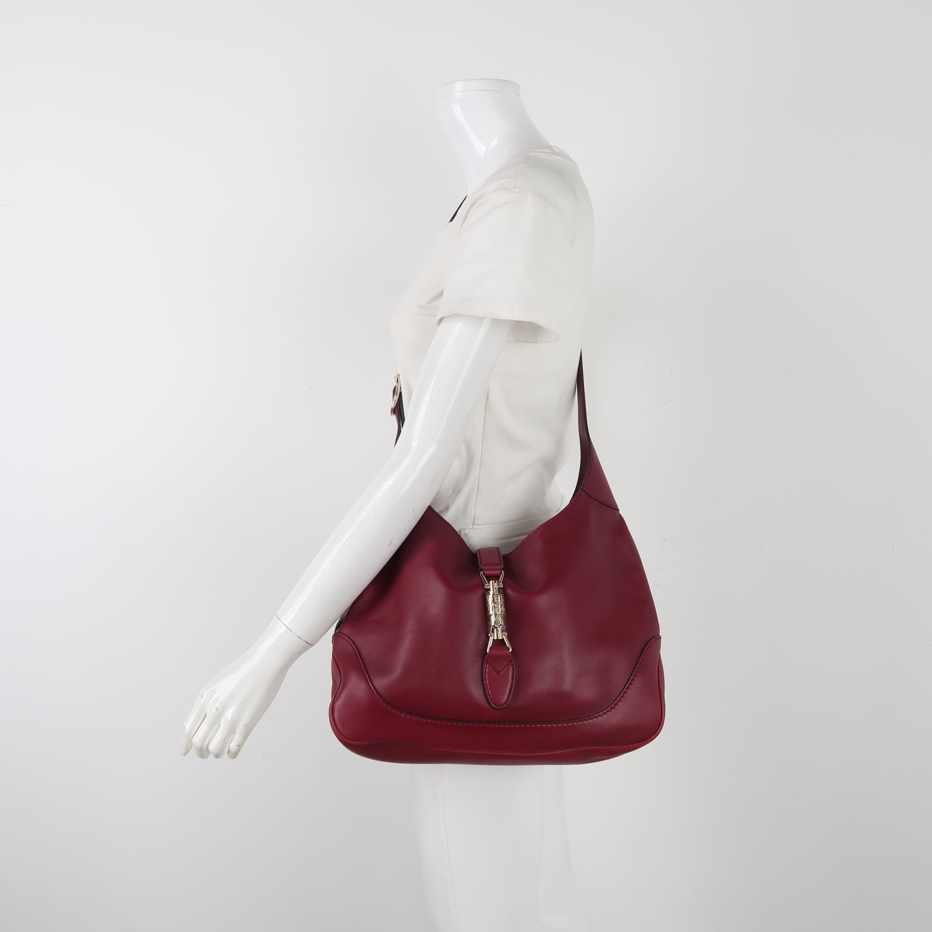 Gucci Jackie Medium Dark Red