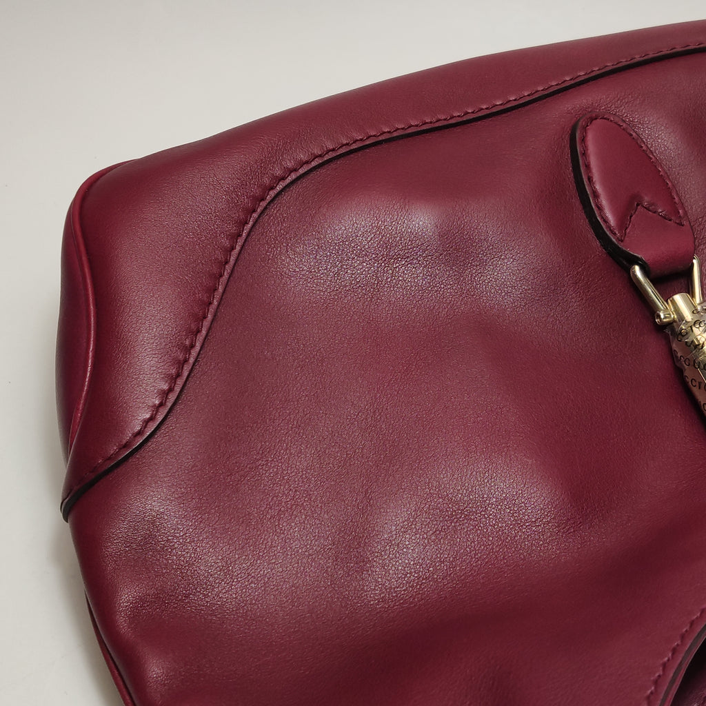 Gucci Jackie Medium Dark Red