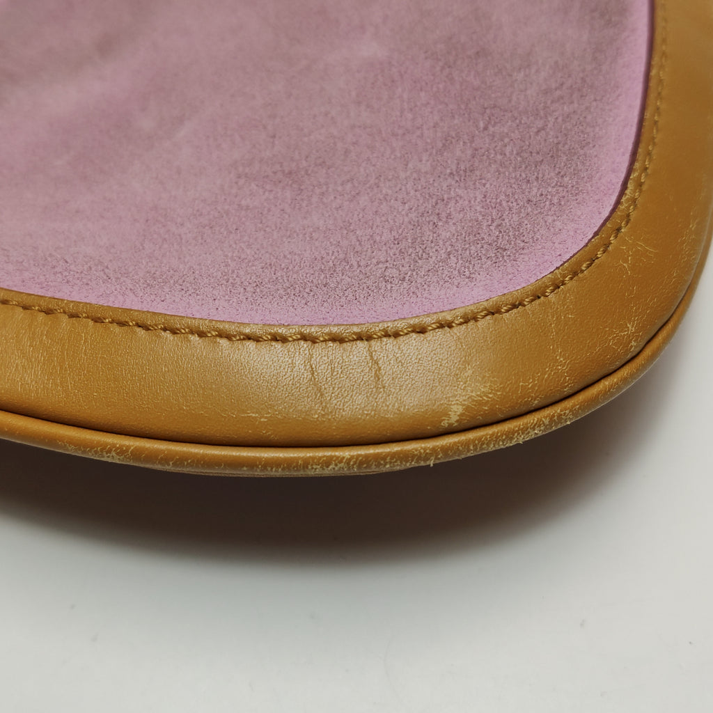 Gucci Jackie Suede Trim Pink