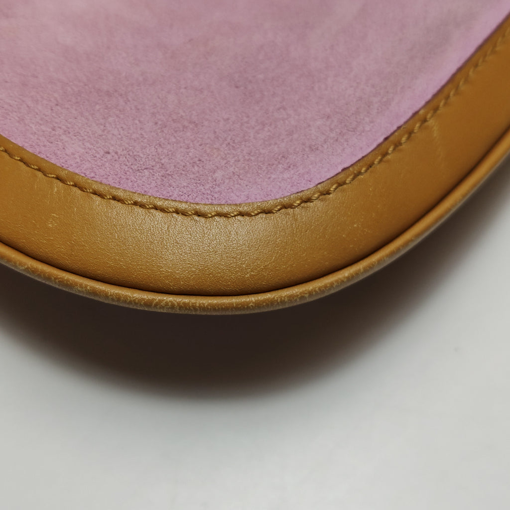 Gucci Jackie Suede Trim Pink
