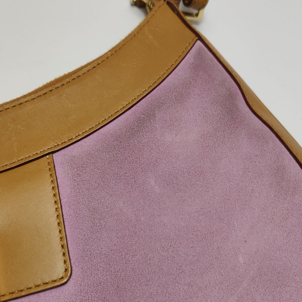 Gucci Jackie Suede Trim Pink