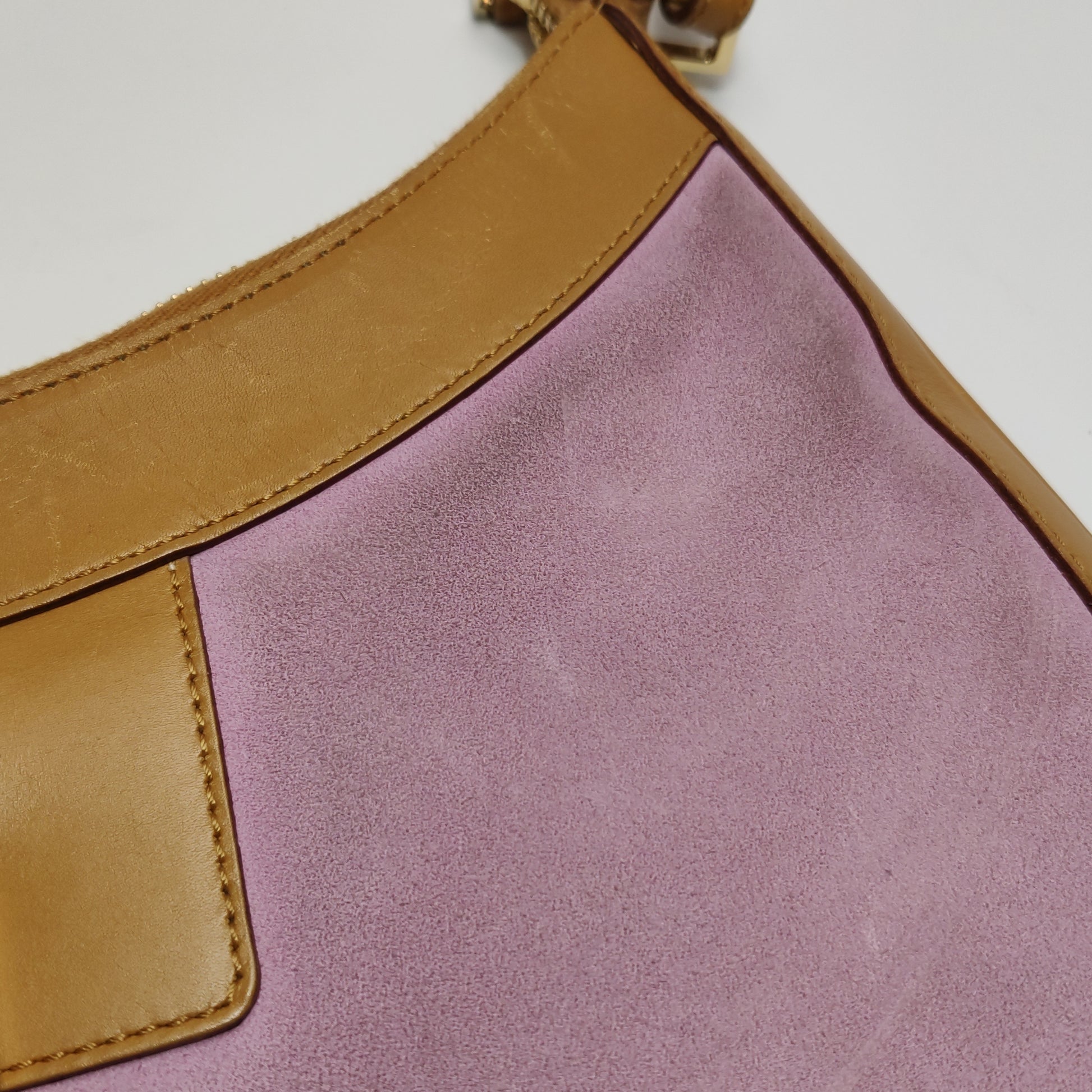 Gucci Jackie Suede Trim Pink