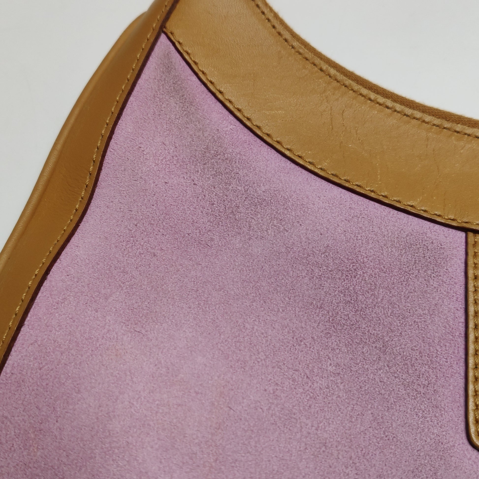 Gucci Jackie Suede Trim Pink