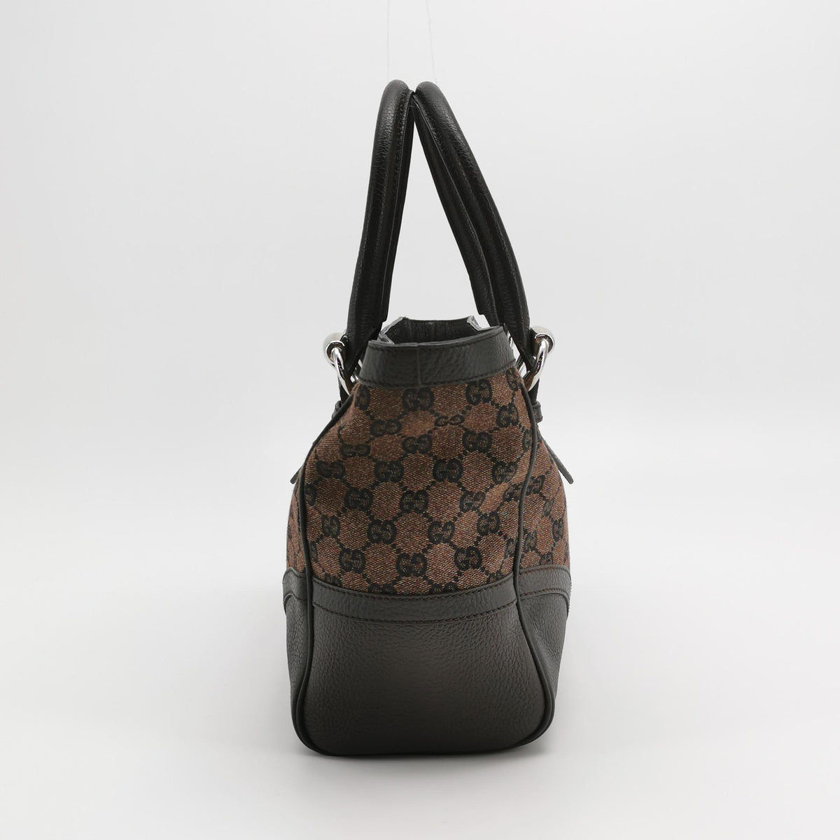 Gucci Canvas Tote Shoulder Brown