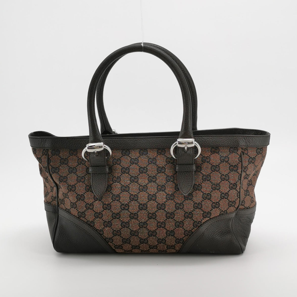 Gucci Canvas Tote Shoulder Brown