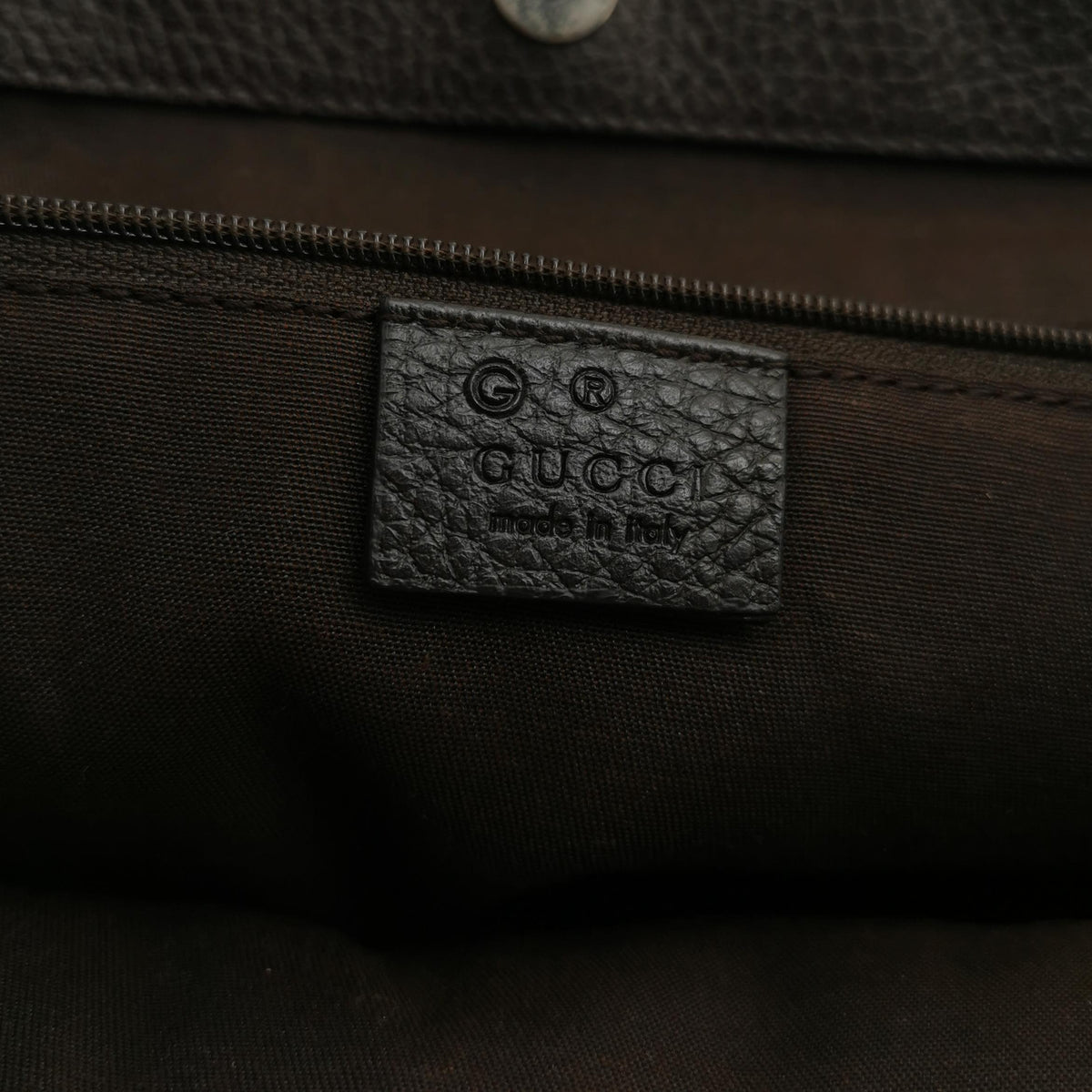 Gucci Canvas Tote Shoulder Brown
