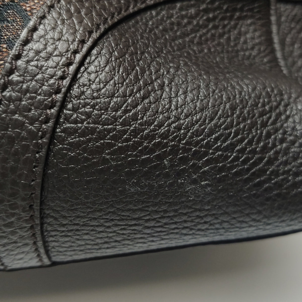 Gucci Canvas Tote Shoulder Brown