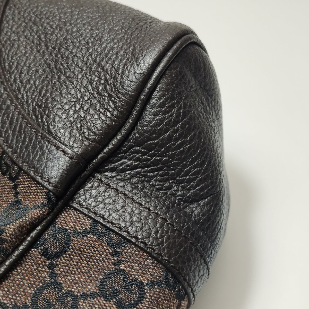 Gucci Canvas Tote Shoulder Brown