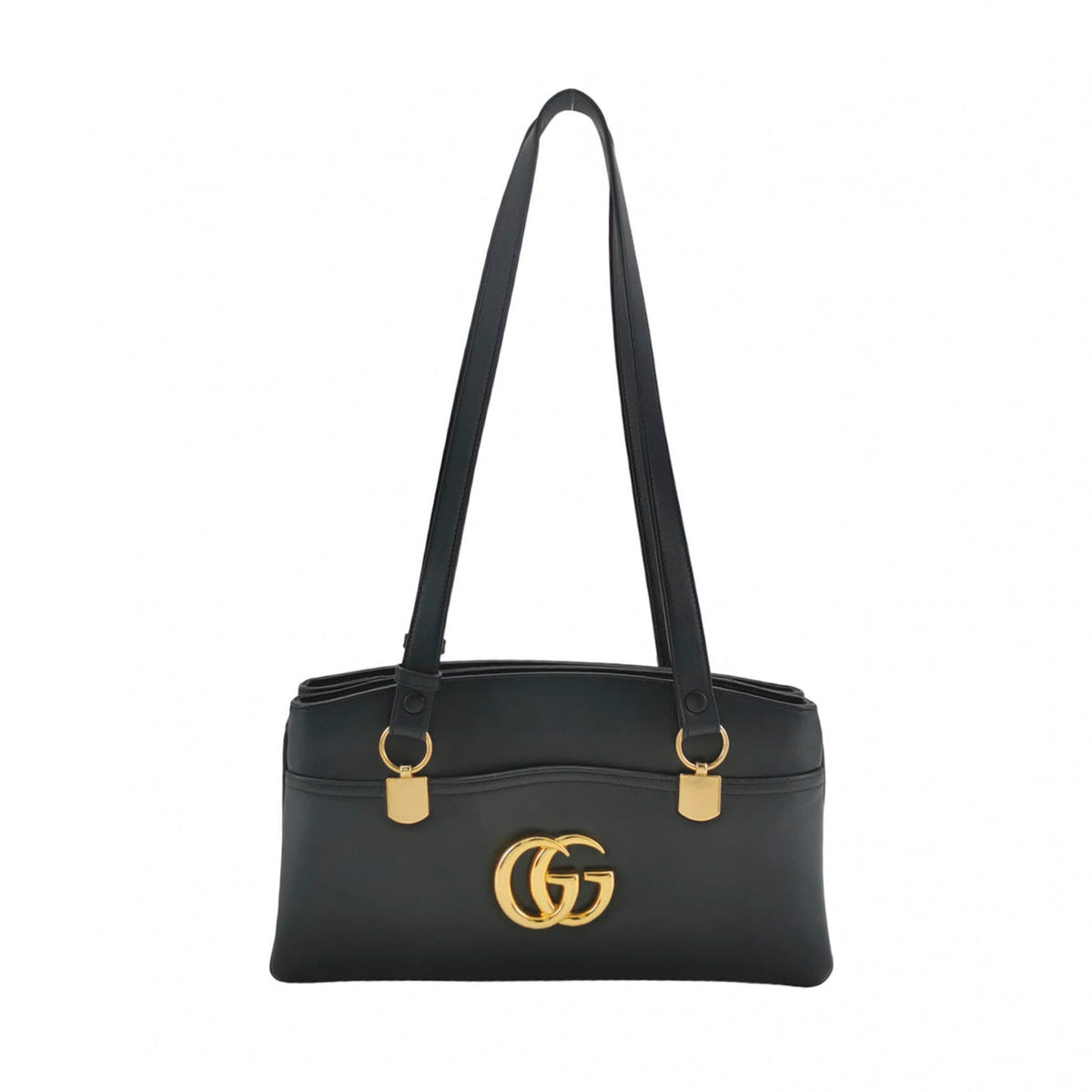Gucci Double G Arli Shoulder Bag Black