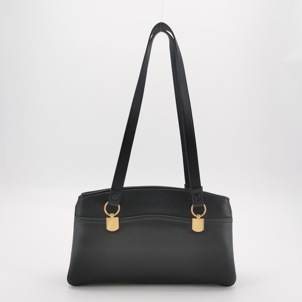 Gucci Double G Arli Shoulder Bag Black