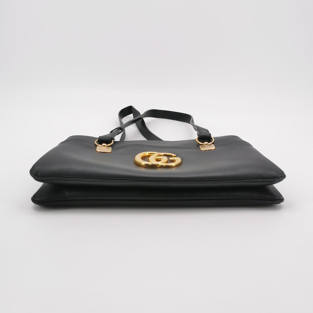 Gucci Double G Arli Shoulder Bag Black