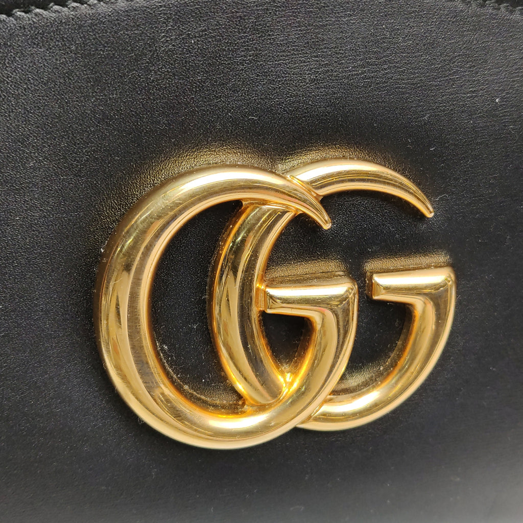 Gucci Double G Arli Shoulder Bag Black