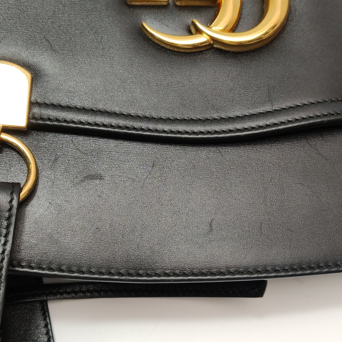 Gucci Double G Arli Shoulder Bag Black