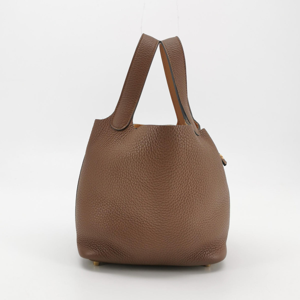 Hermès Picotin 18 Taurillon Clemence Alezan Brown