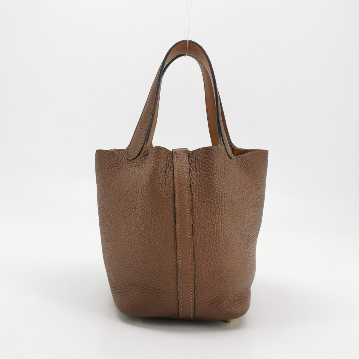 Hermès Picotin 18 Taurillon Clemence Alezan Brown
