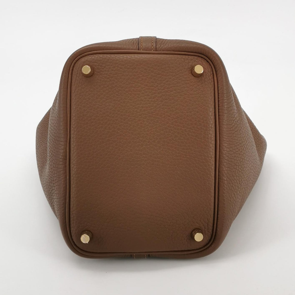 Hermès Picotin 18 Taurillon Clemence Alezan Brown