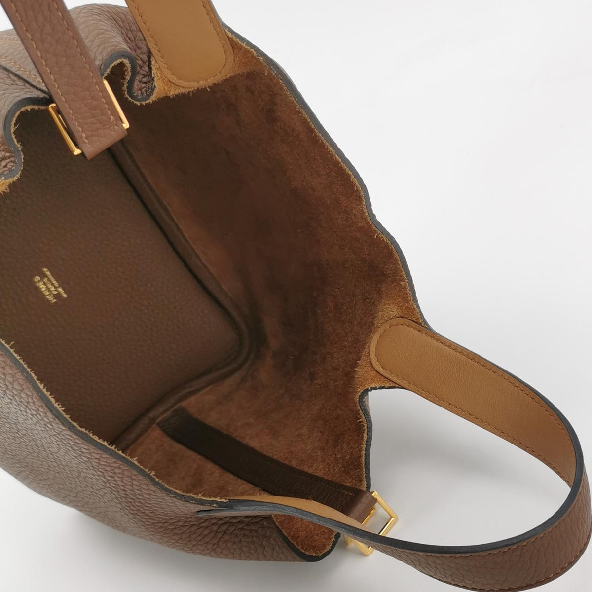 Hermès Picotin 18 Taurillon Clemence Alezan Brown