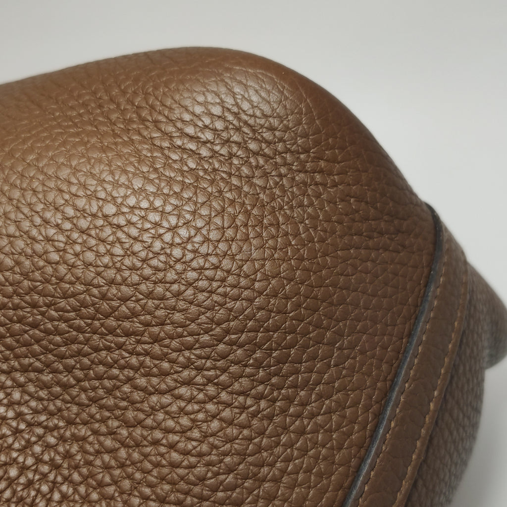 Hermès Picotin 18 Taurillon Clemence Alezan Brown