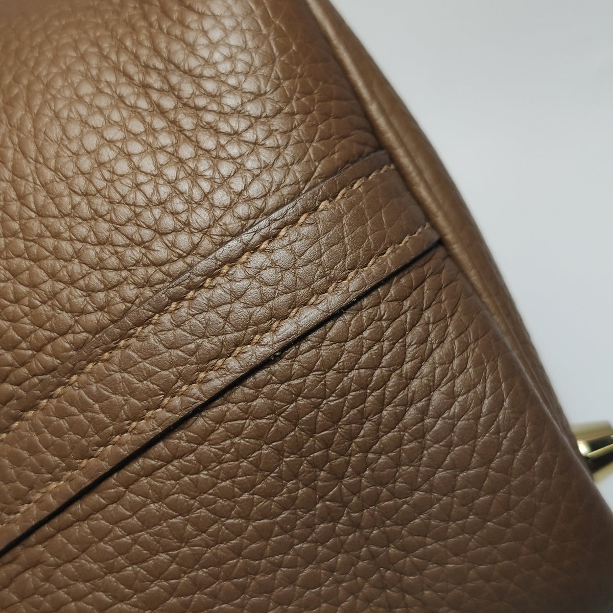 Hermès Picotin 18 Taurillon Clemence Alezan Brown