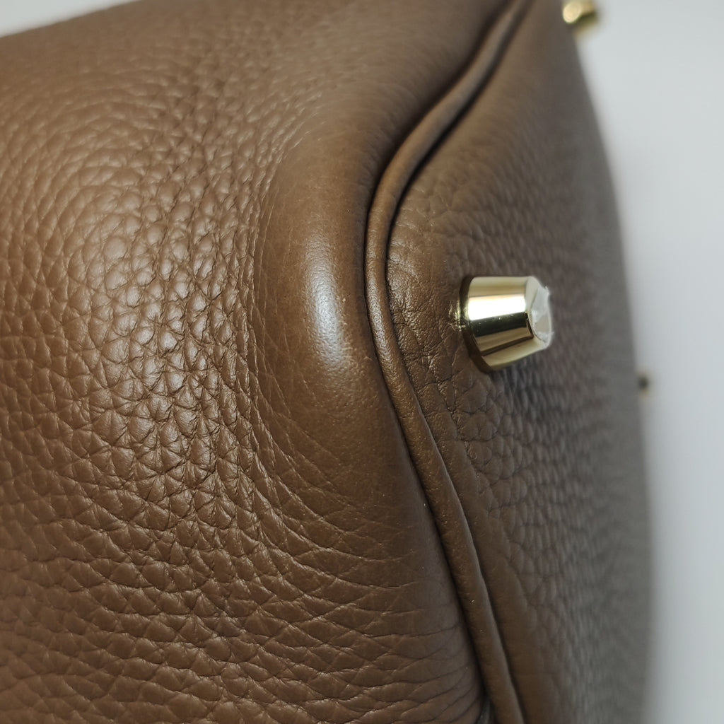 Hermès Picotin 18 Taurillon Clemence Alezan Brown