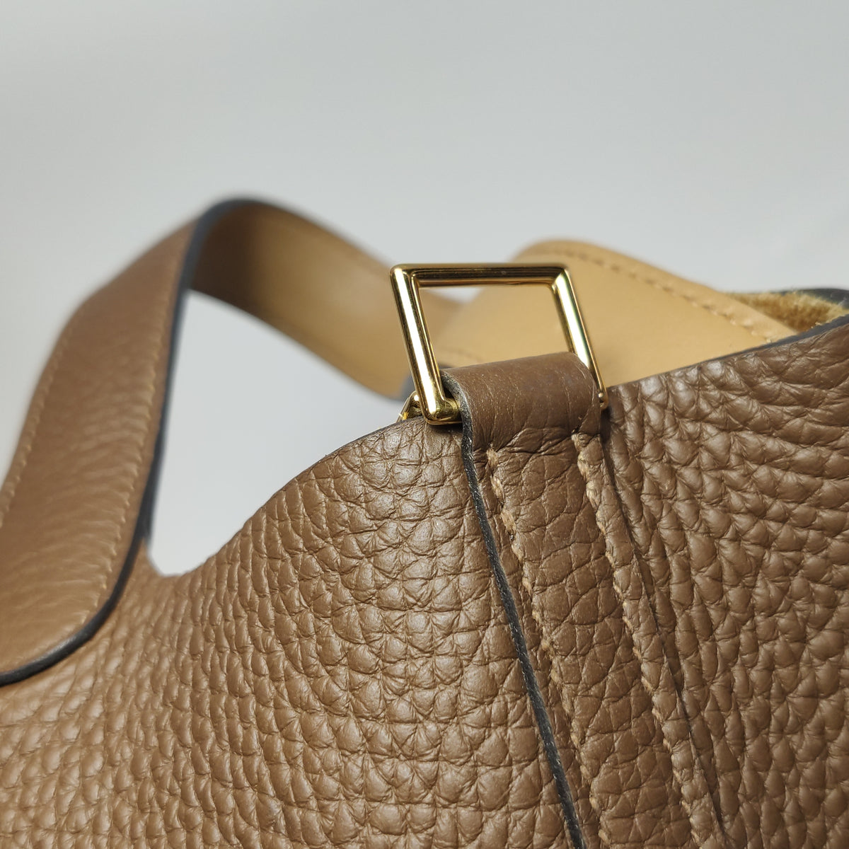 Hermès Picotin 18 Taurillon Clemence Alezan Brown