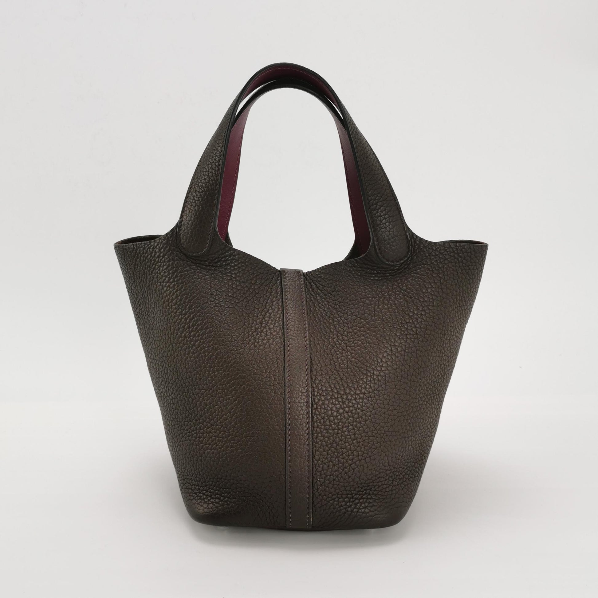 Hermès Picotin 18 Clemence Rouge Sellier Anemone