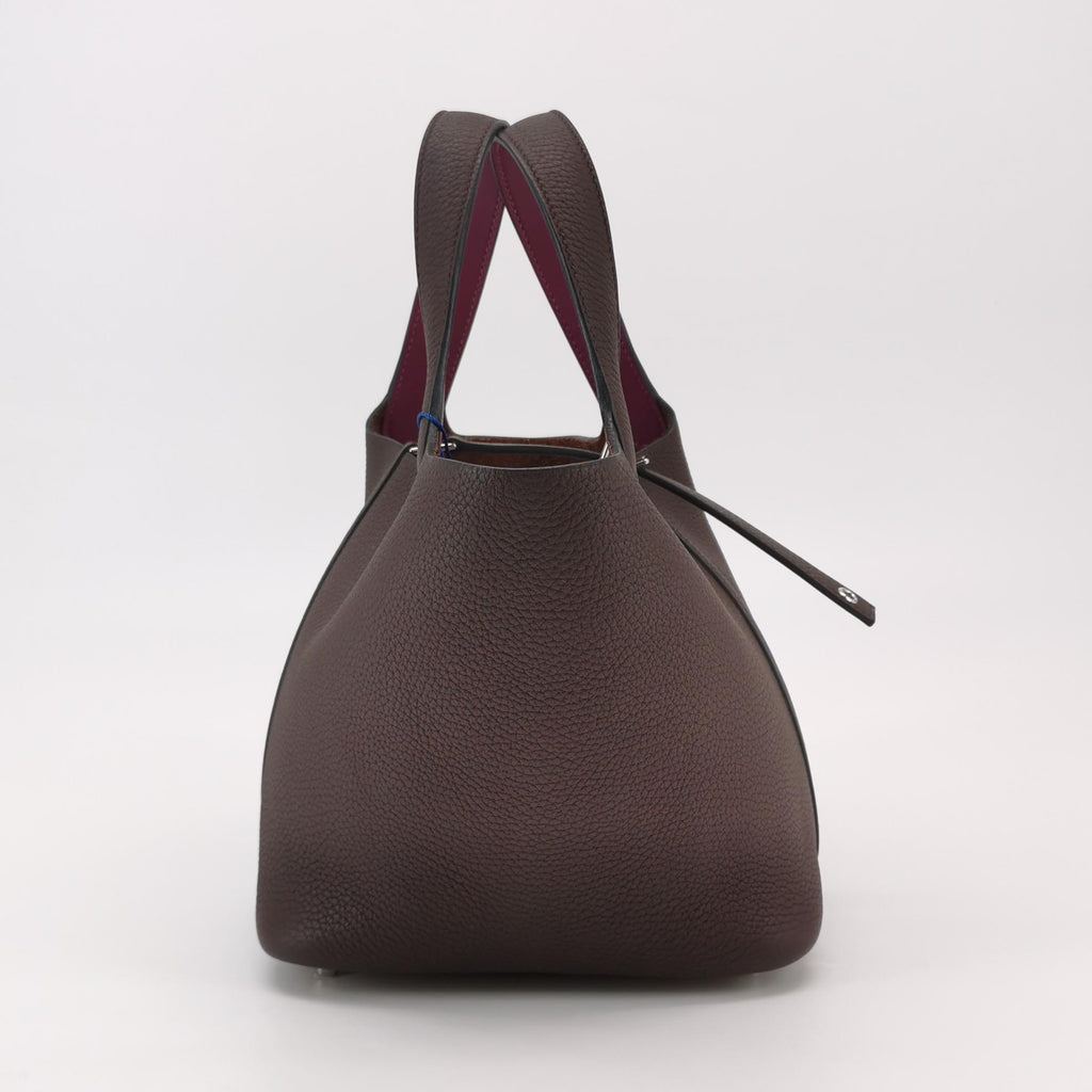 Hermès Picotin 18 Clemence Rouge Sellier Anemone