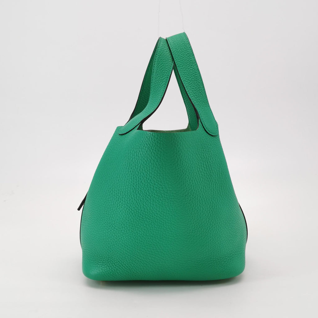Hermès Picotin 18 Clemence 6W Menthe Green