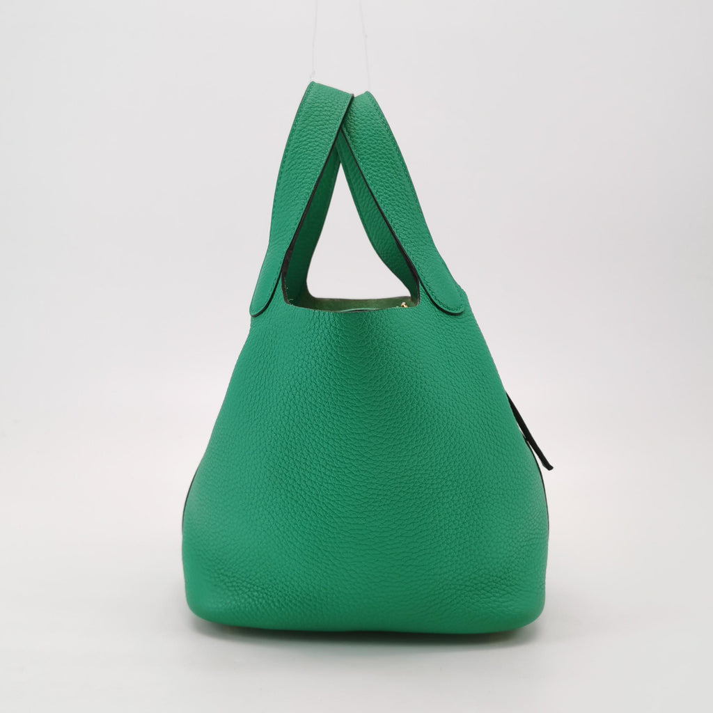 Hermès Picotin 18 Clemence 6W Menthe Green
