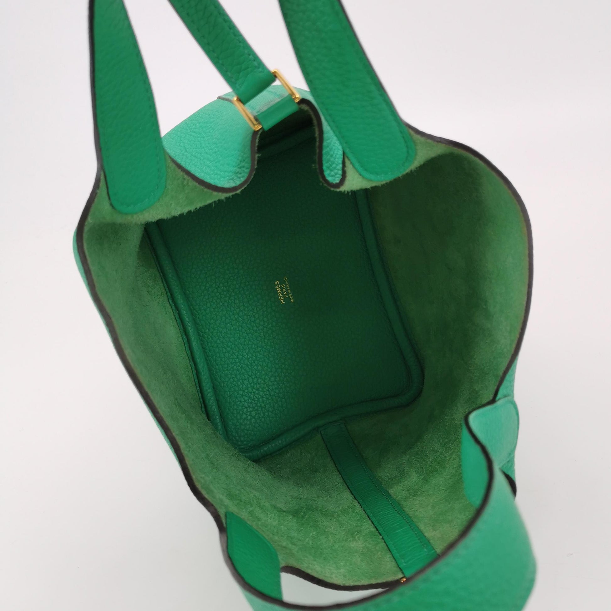 Hermès Picotin 18 Clemence 6W Menthe Green