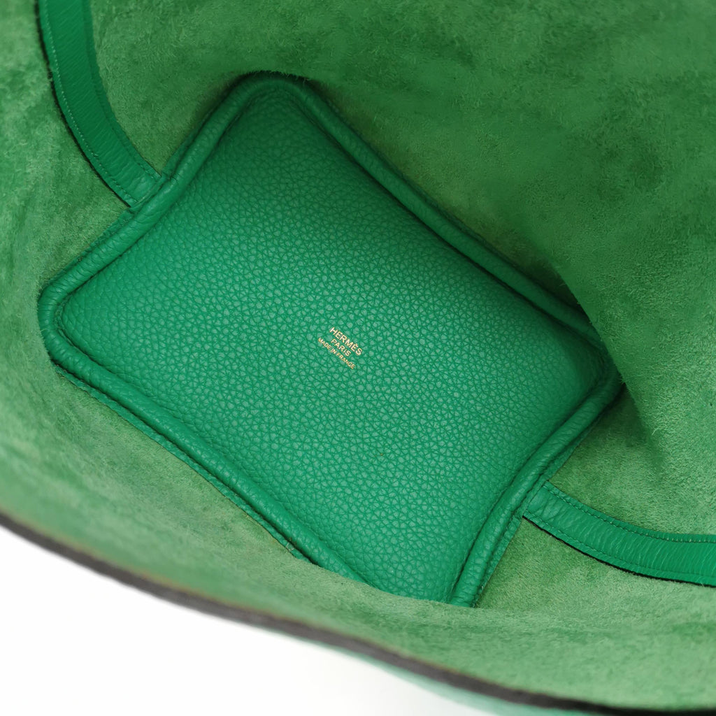 Hermès Picotin 18 Clemence 6W Menthe Green