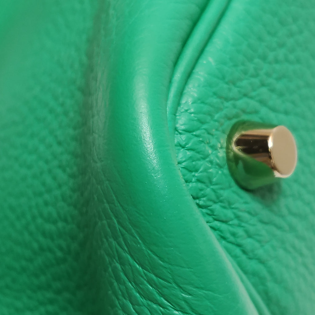 Hermès Picotin 18 Clemence 6W Menthe Green