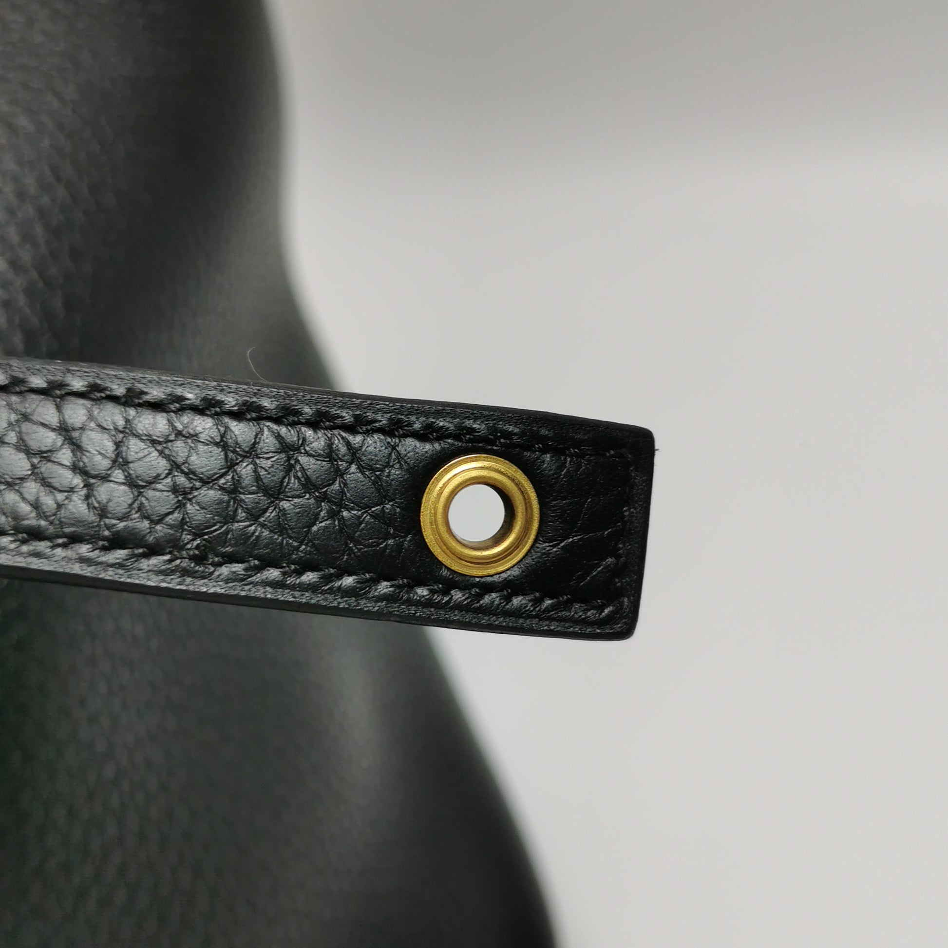 Hermès Picotin 18 Clemence Black GHW